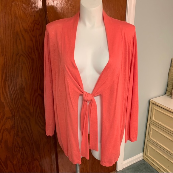 JOSEPH A - Melon Color 2 Piece Sweater Set - Picture 7 of 14